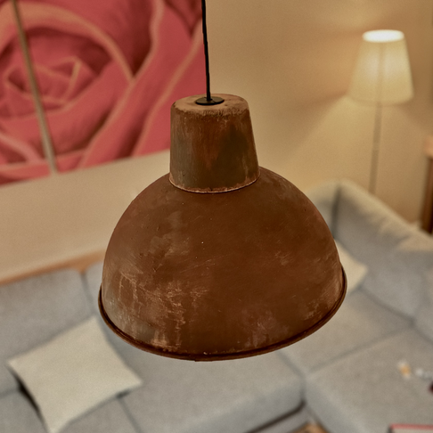 Rostfrg och IKEAlampa Rostfrg och IKEAlampa