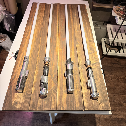 Update on the lightsaber project Update on the lightsaber project