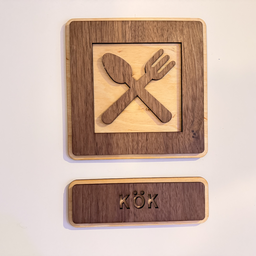 Uppdaterade skyltar hemma